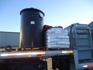 U.S. Embassy Water Filtration System on truck