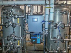 Gerber carbon backwash filter for chlorine and organic removal