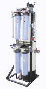 blue commercial water filtration system