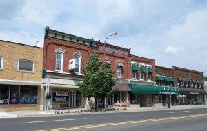 downtown Owosso, Michigan