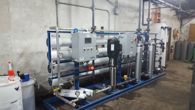 reverse osmosis systems in place