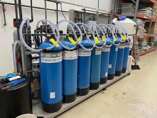 Laboratory water purification system designed by Besco