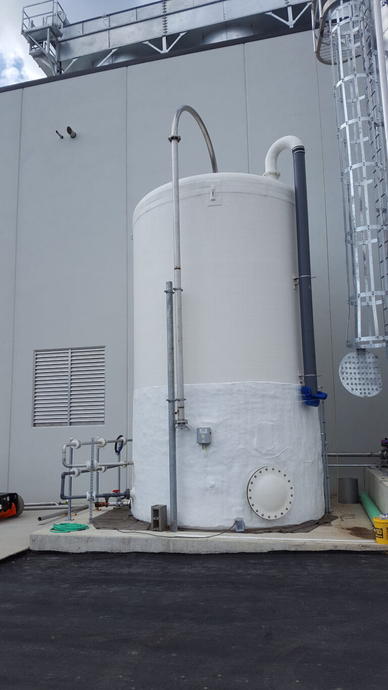 Installed brine tank at Clemens Food Group